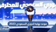 موعد نهاية الدوري السعودي 2023 العد التنازلي