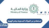 استعلام عن العوائد السنوية برقم الهوية 2026 الرابط والخطوات
