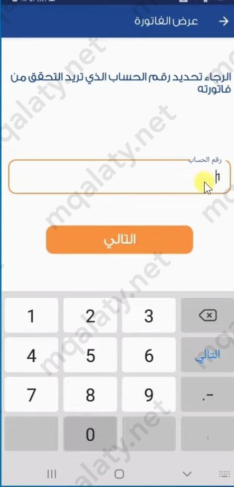 الاستعلام عن فاتورة الكهرباء بدون تسجيل