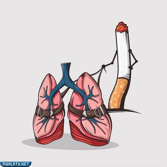 رسومات عن التدخين