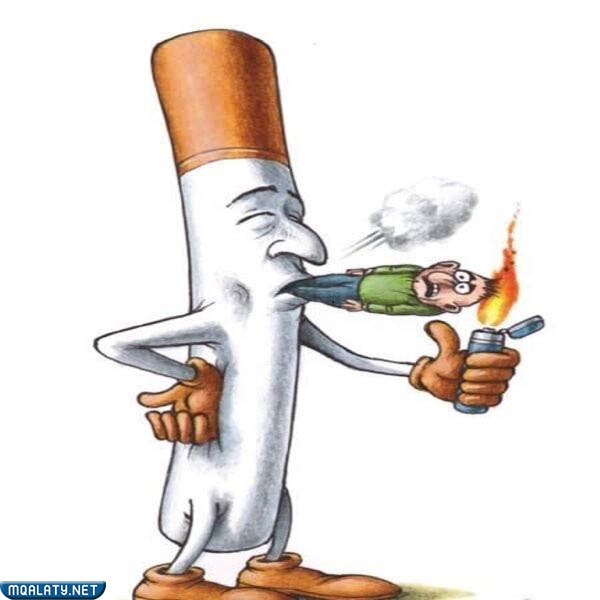 رسومات عن التدخين