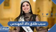 سبب طلاق دالا المهندس الحقيقي