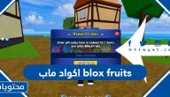 اكواد ماب blox fruits 2025 الجديدة كاملة