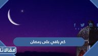 كم باقي على رمضان 2025