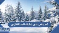 كم باقي على الشتاء 2024 العد التنازلي